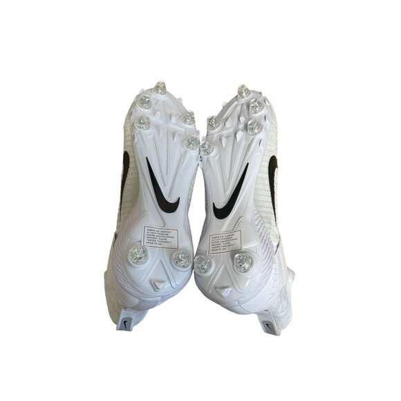 NIKE ALPHA MENACE ELITE 2 FOOTBALL CLEATS MENS SIZE 13 CI1530-100 WHITE BLACK - Picture 5 of 8